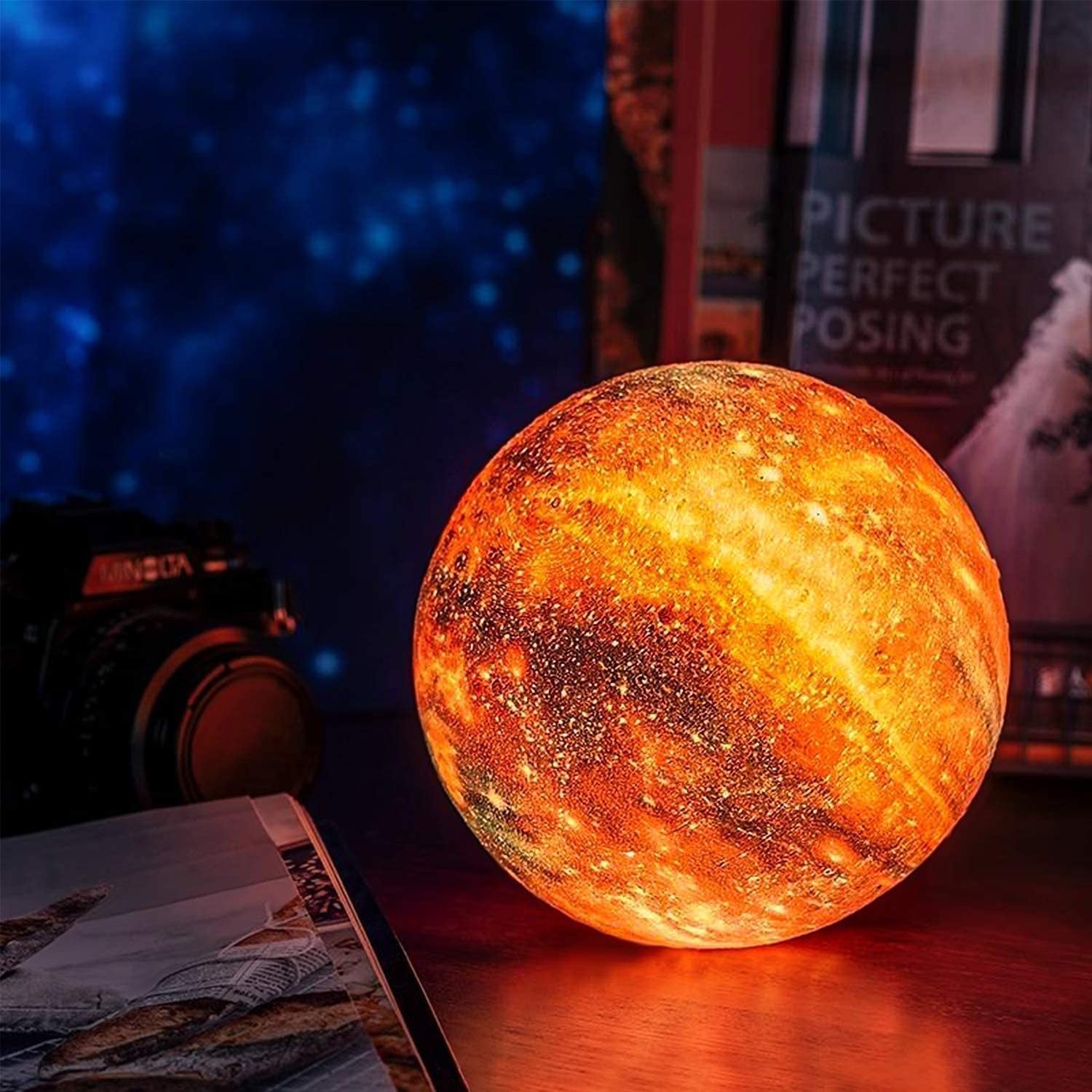Moonbright Star Lamp - Rechargeable Touch Night Light