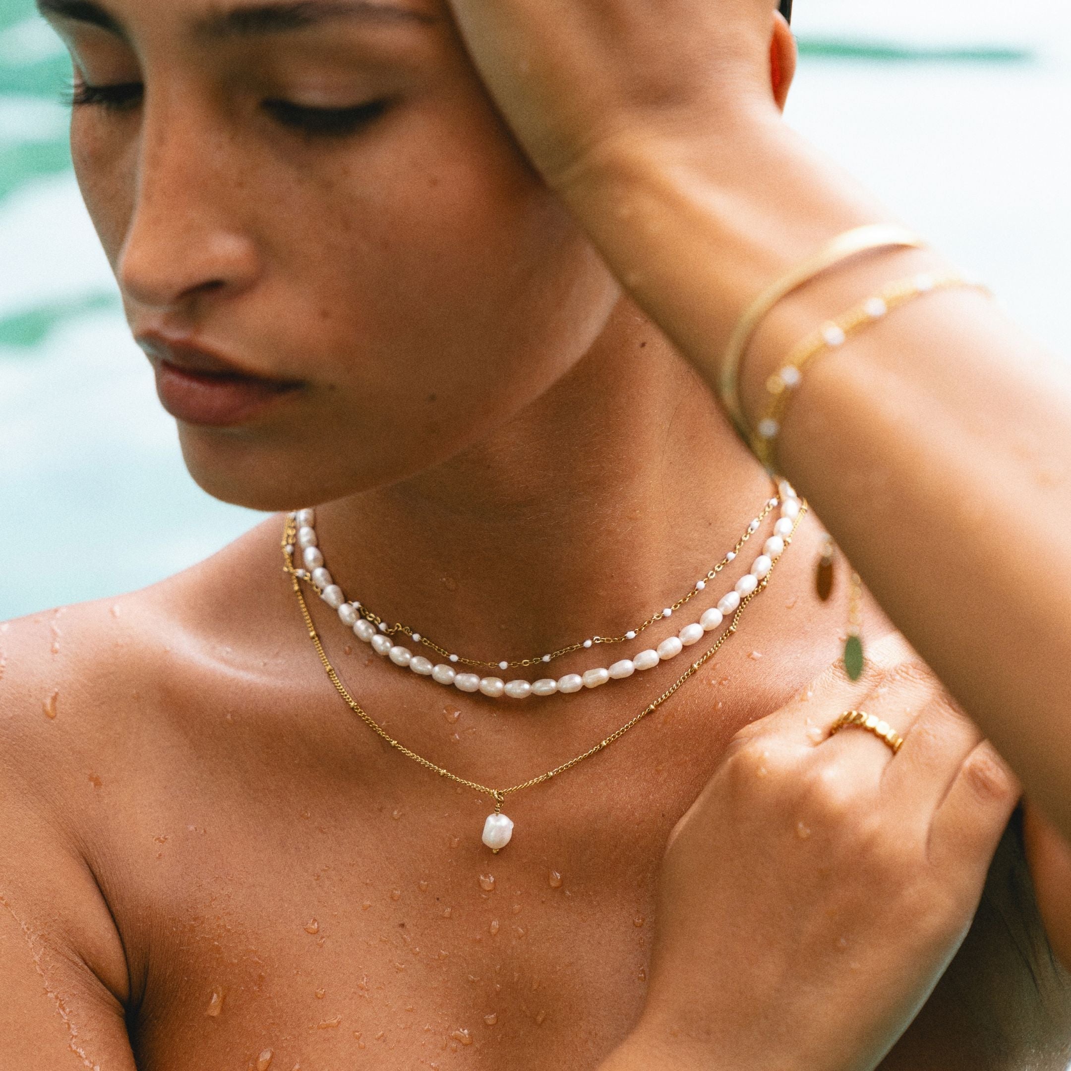 Amélie - Freshwater Pearl Choker for Women
