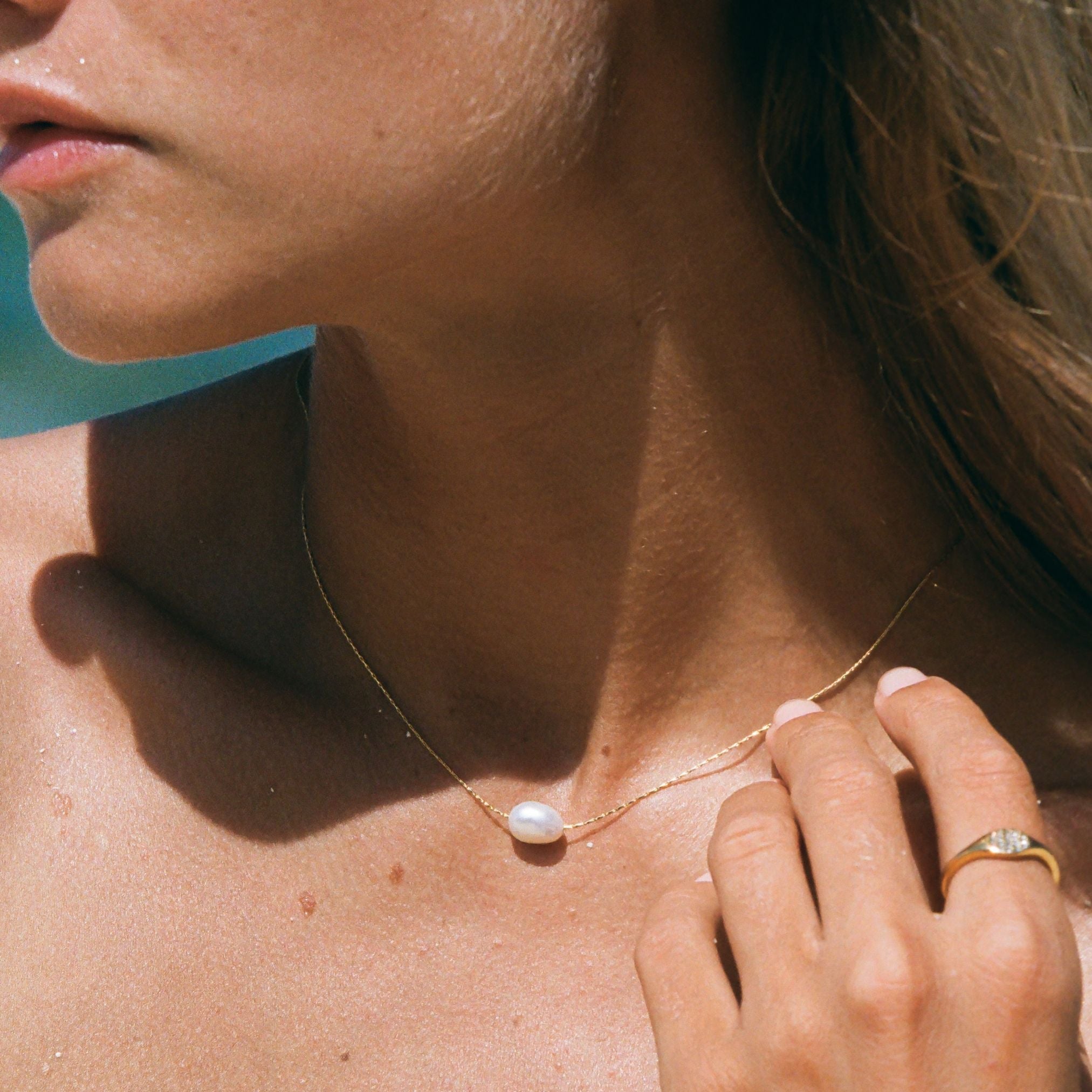 Alina - Baroque Pearl Choker Necklace for Women