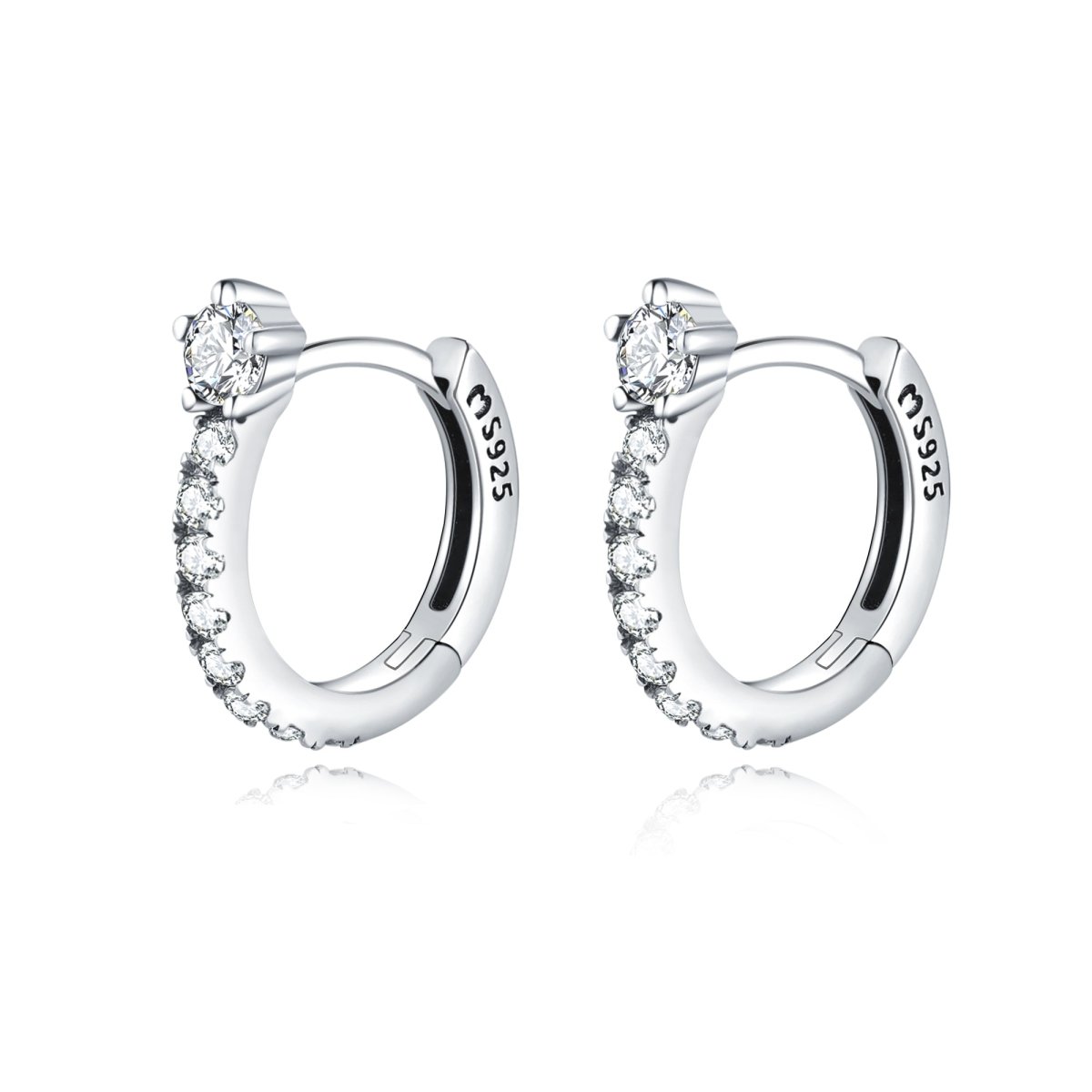 Livia - Sparkling Hoop Earrings for Women