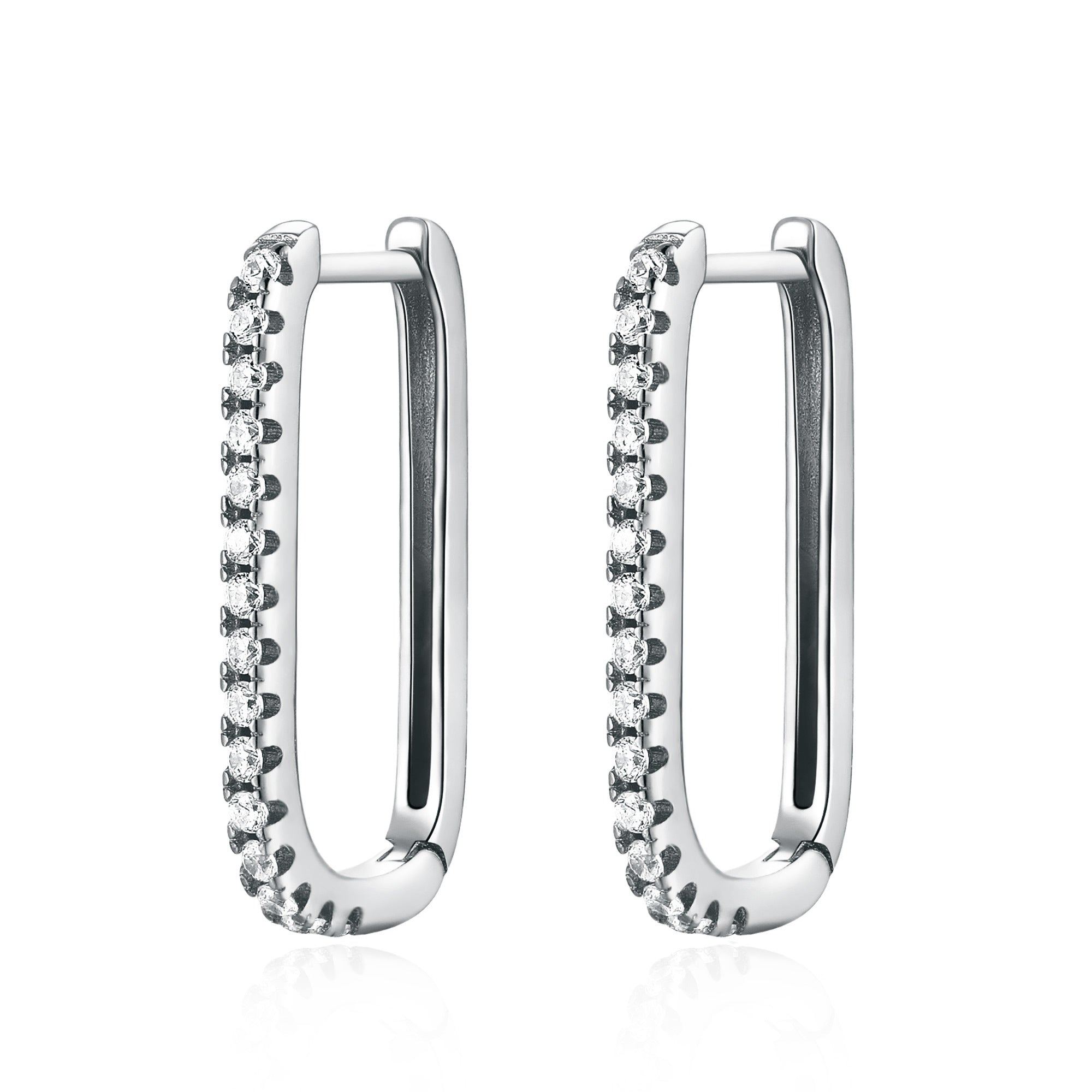 Inez - Vertical Zirconia Earrings for Women