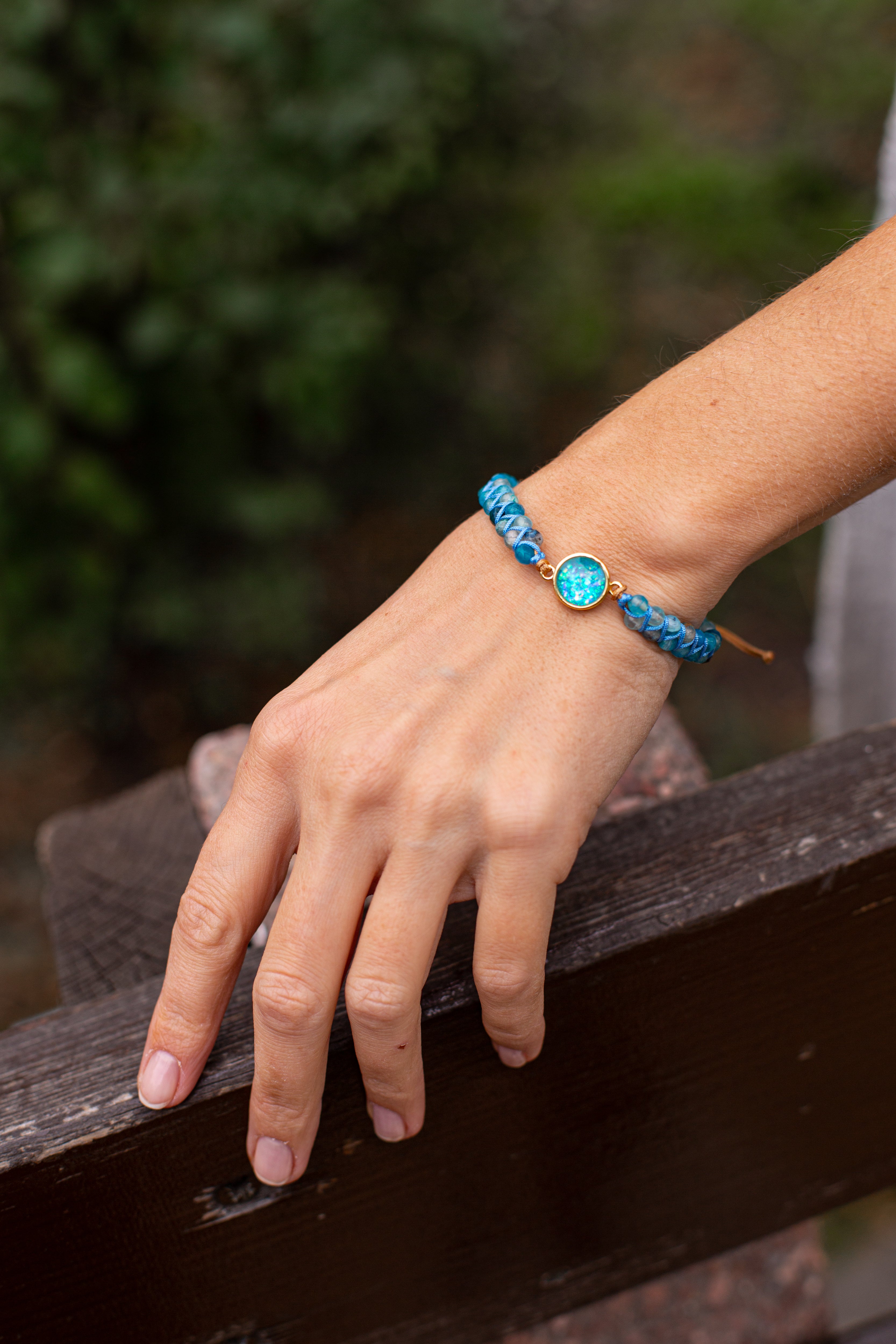 Liora Blue Opal Bracelet