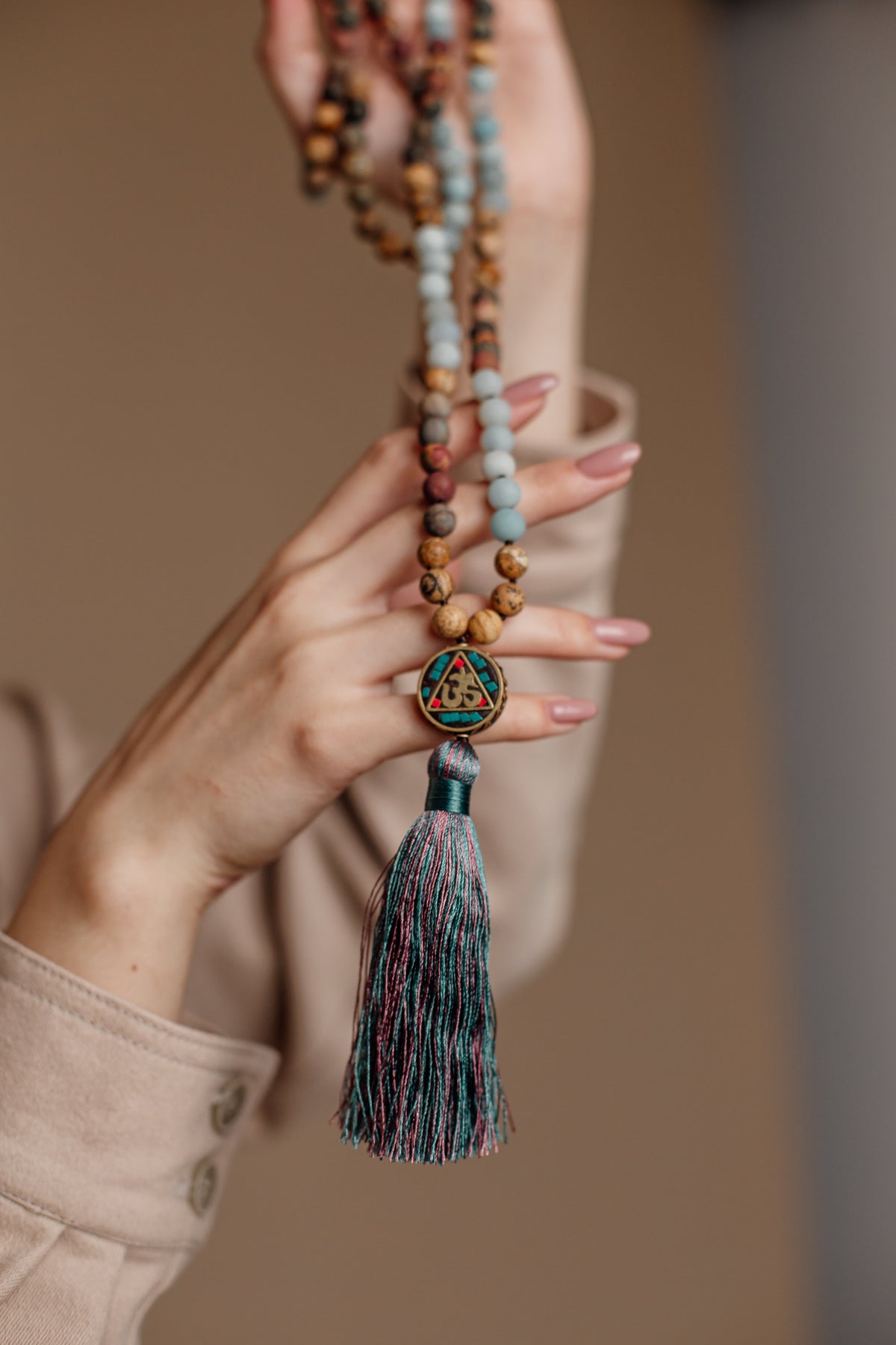 Anaya - Mala Beaded Necklace