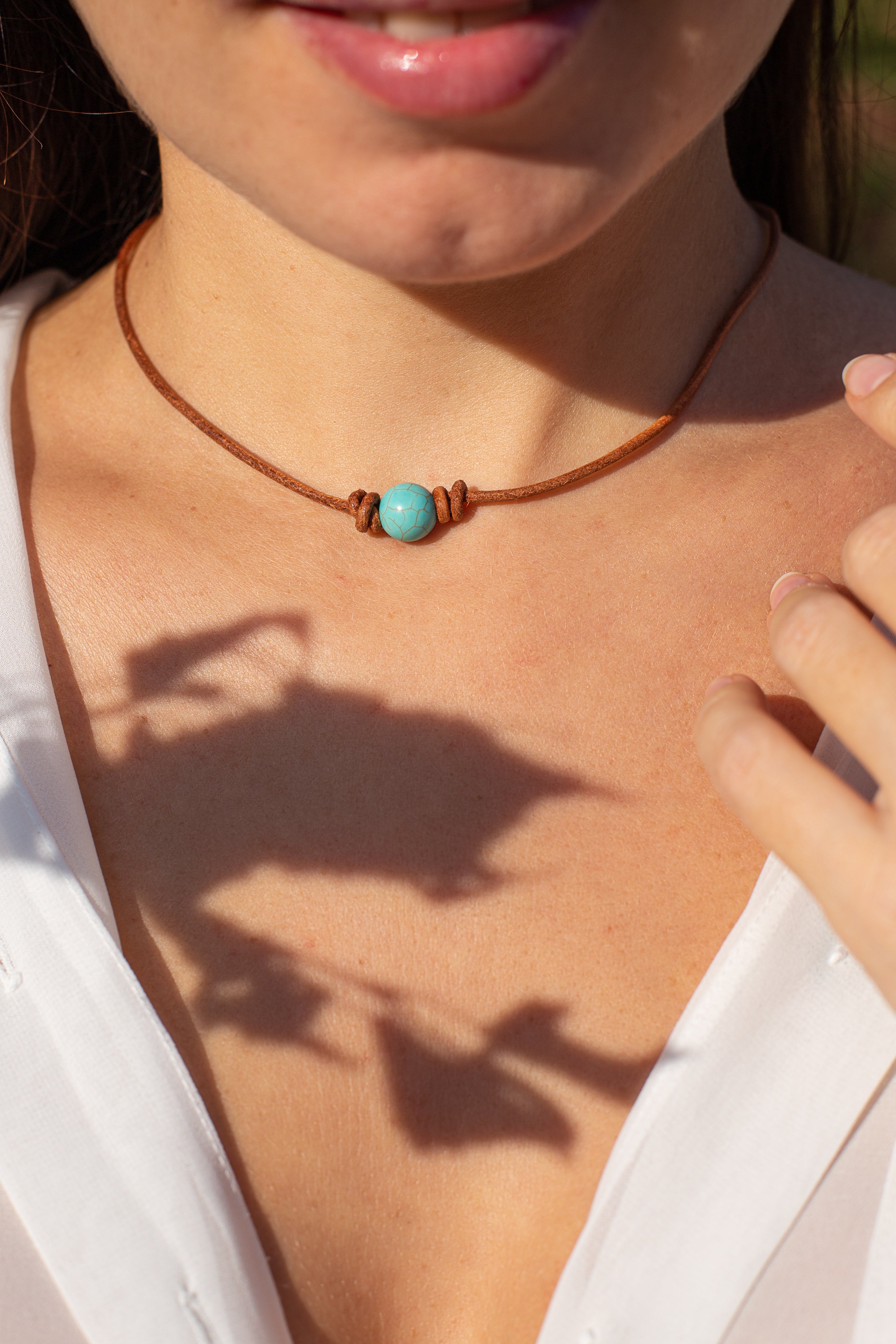 Calista Turquoise Choker Necklace