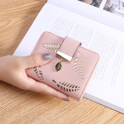 GoldenLeaf - Luxury Leather Wallet with Leaf Design