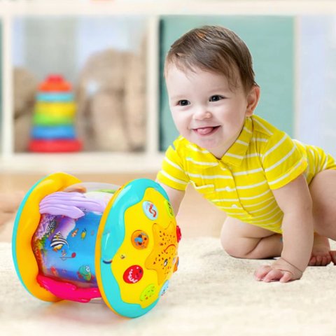 TwinkleDrum - Musical Baby Toy with Lights and Soothing Sounds