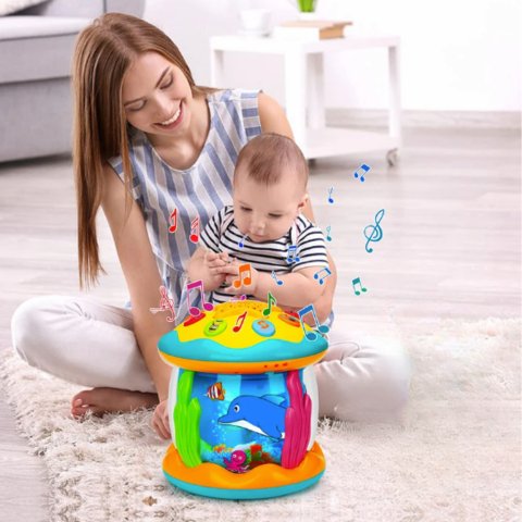 TwinkleDrum - Musical Baby Toy with Lights and Soothing Sounds