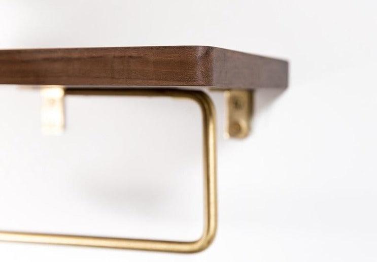 WoodNest - Wooden Toilet Roll Holder & Shelf