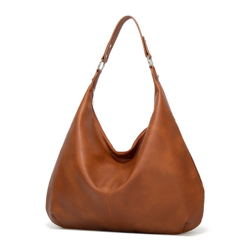 LeatherEase Bag - Soft Leather Everyday Shoulder Bag