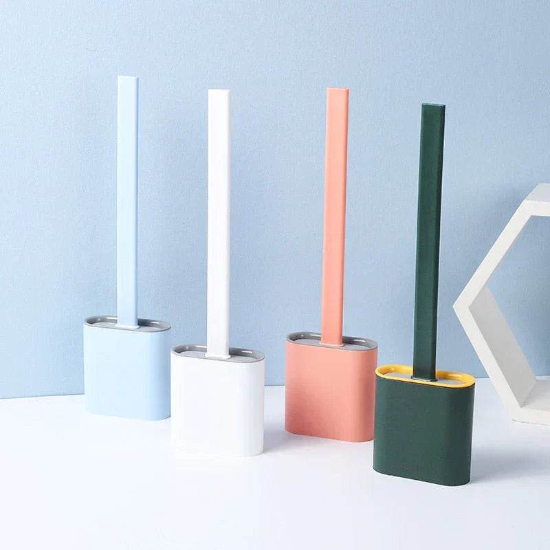 ChoreBuddy - Durable Silicone Toilet Brush Set