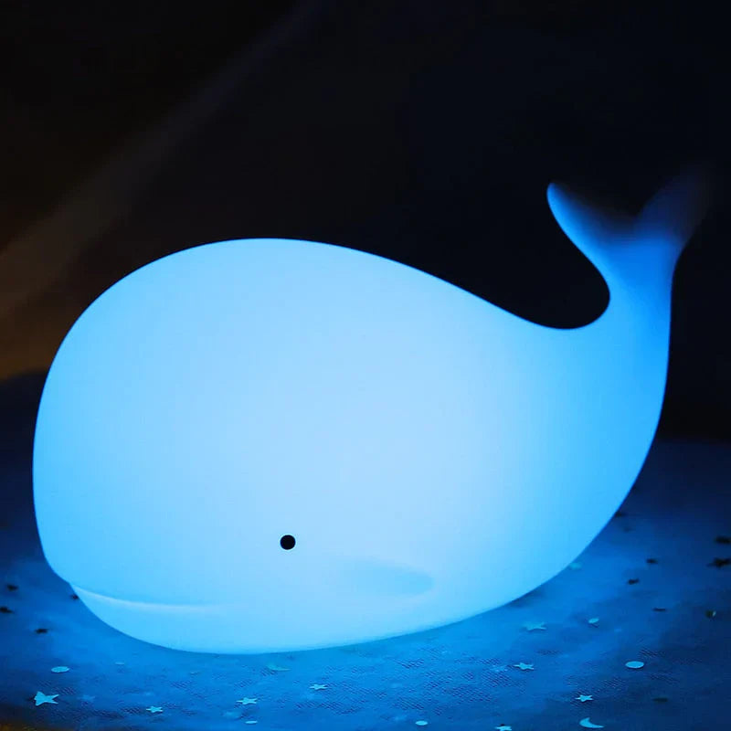 GlowWhale Whale Night Light with Colour Effects