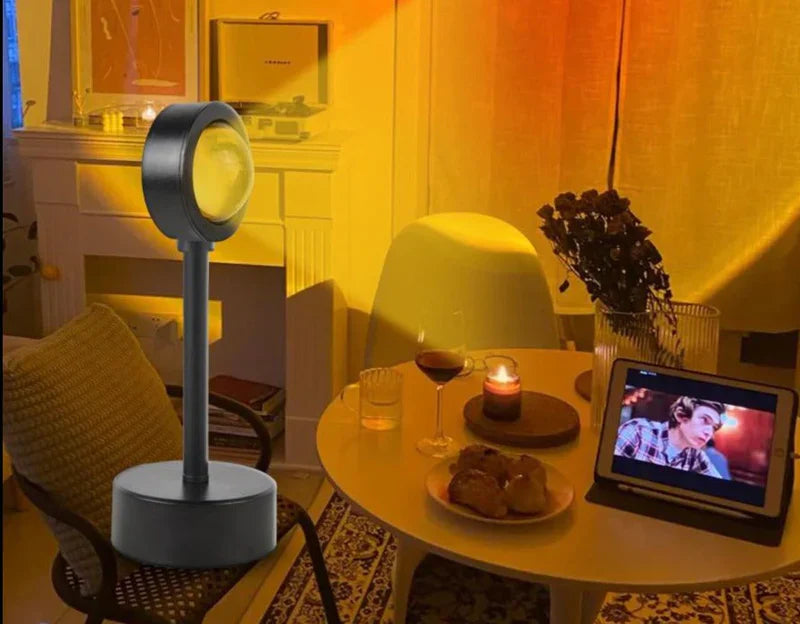 GlowSphere - Magical Sunset Lamp with 4 Colours