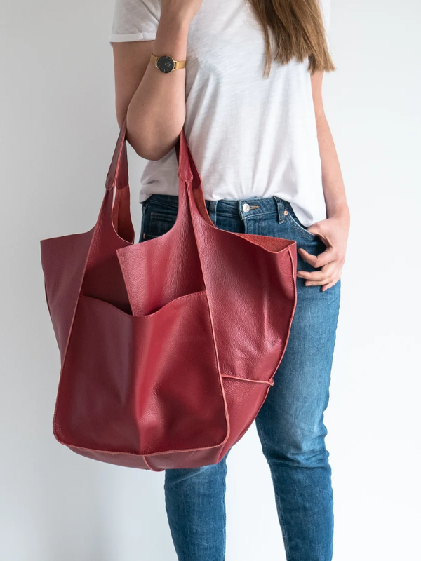 Maxine Tote - PU Leather Beach Bag