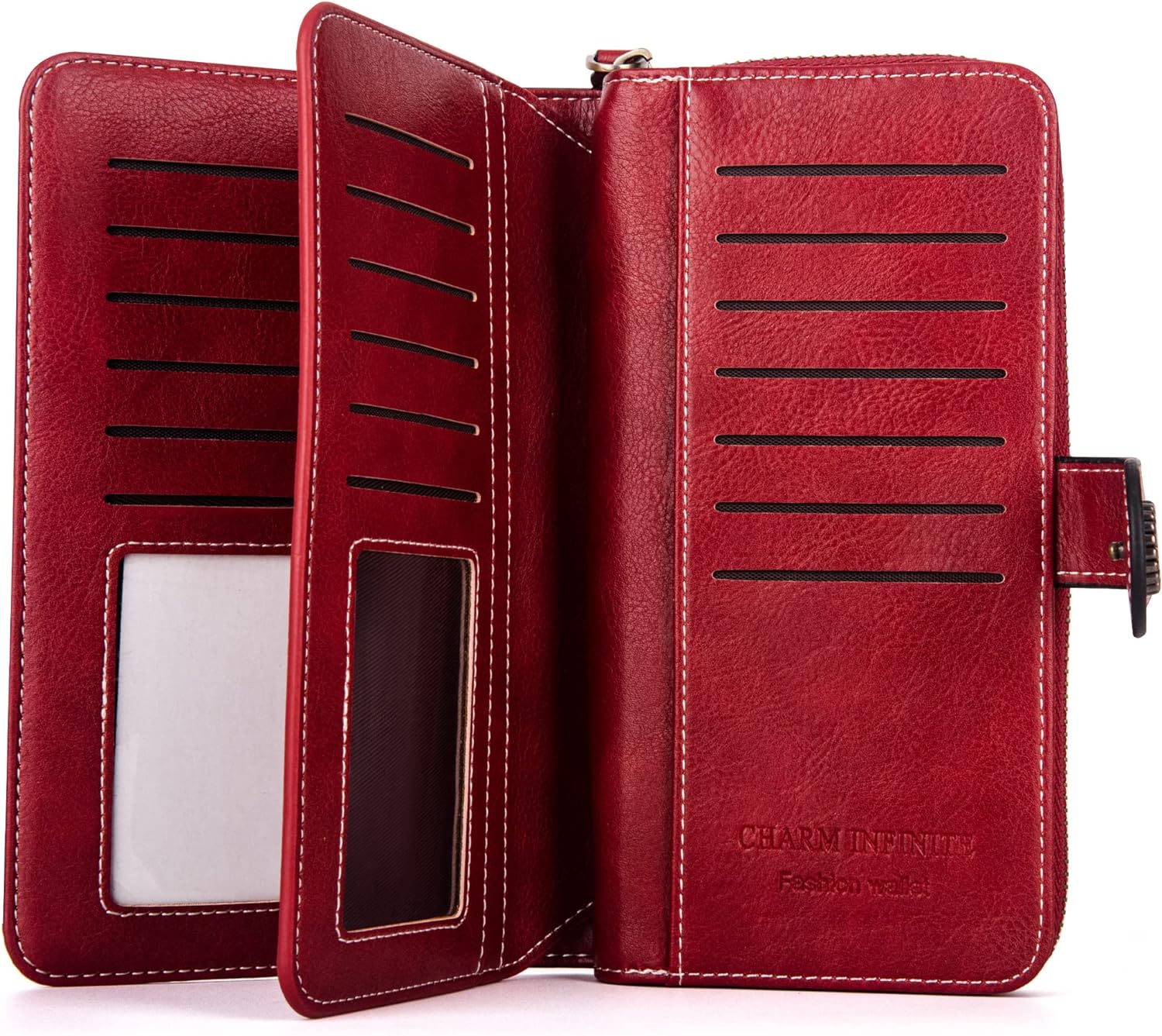 LeatherMax - RFID Leather Wallet with Wrist Strap