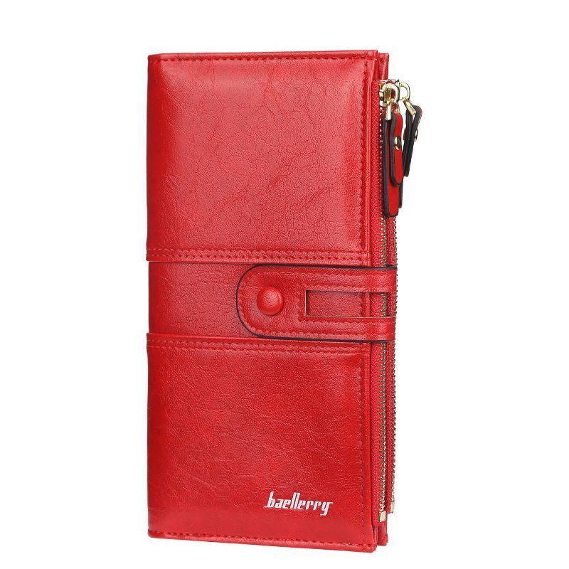 ClassicWallet - Double Zip PU Leather Wallet