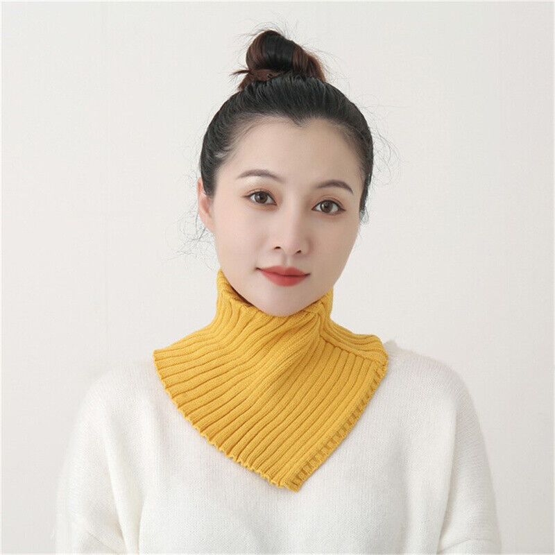 CosyWrap Scarf - Warm Knit Winter Scarf with Stand-Up Collar