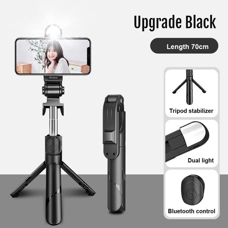 ProSnap Selfie Stick - 6-in-1 Bluetooth Tripod with LED Light