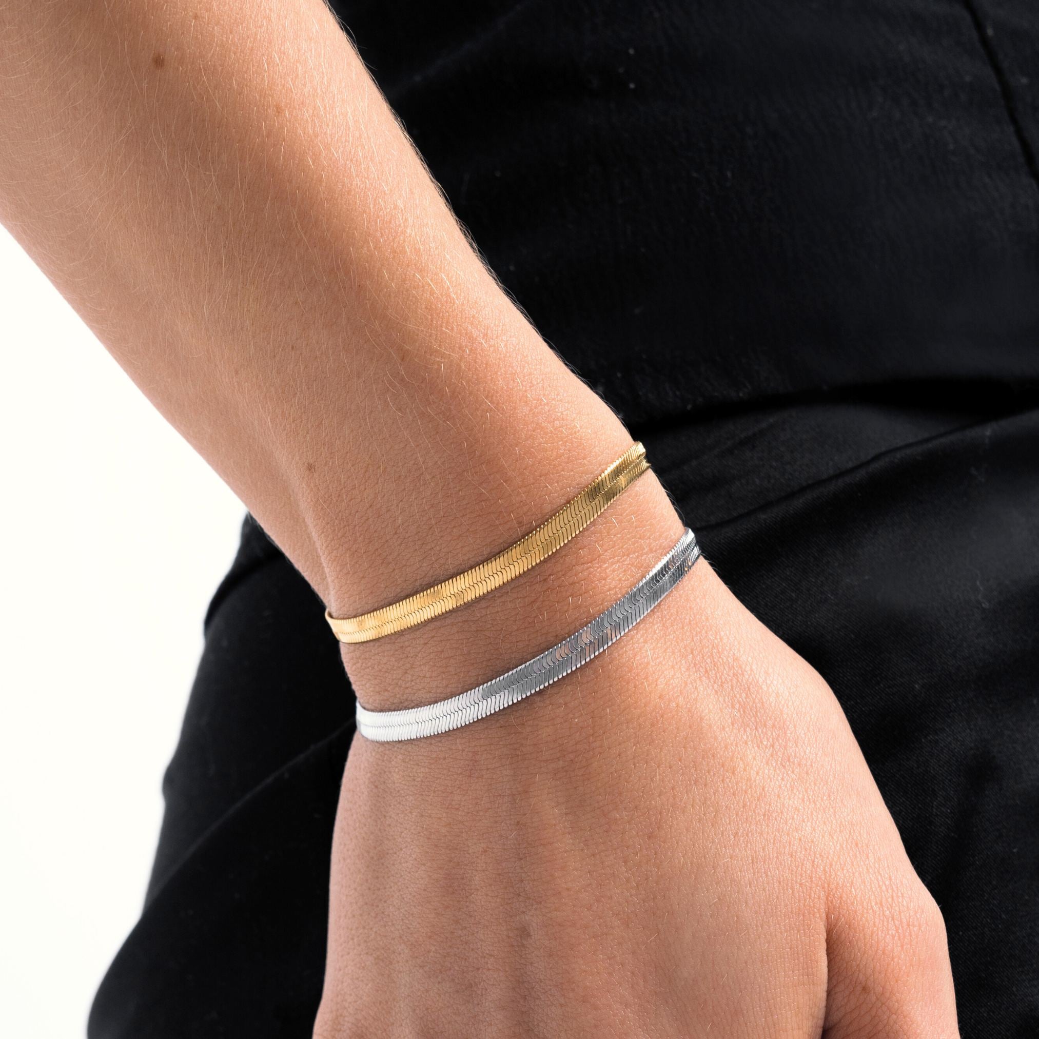 Lana - Herringbone Chain Bracelet for Women