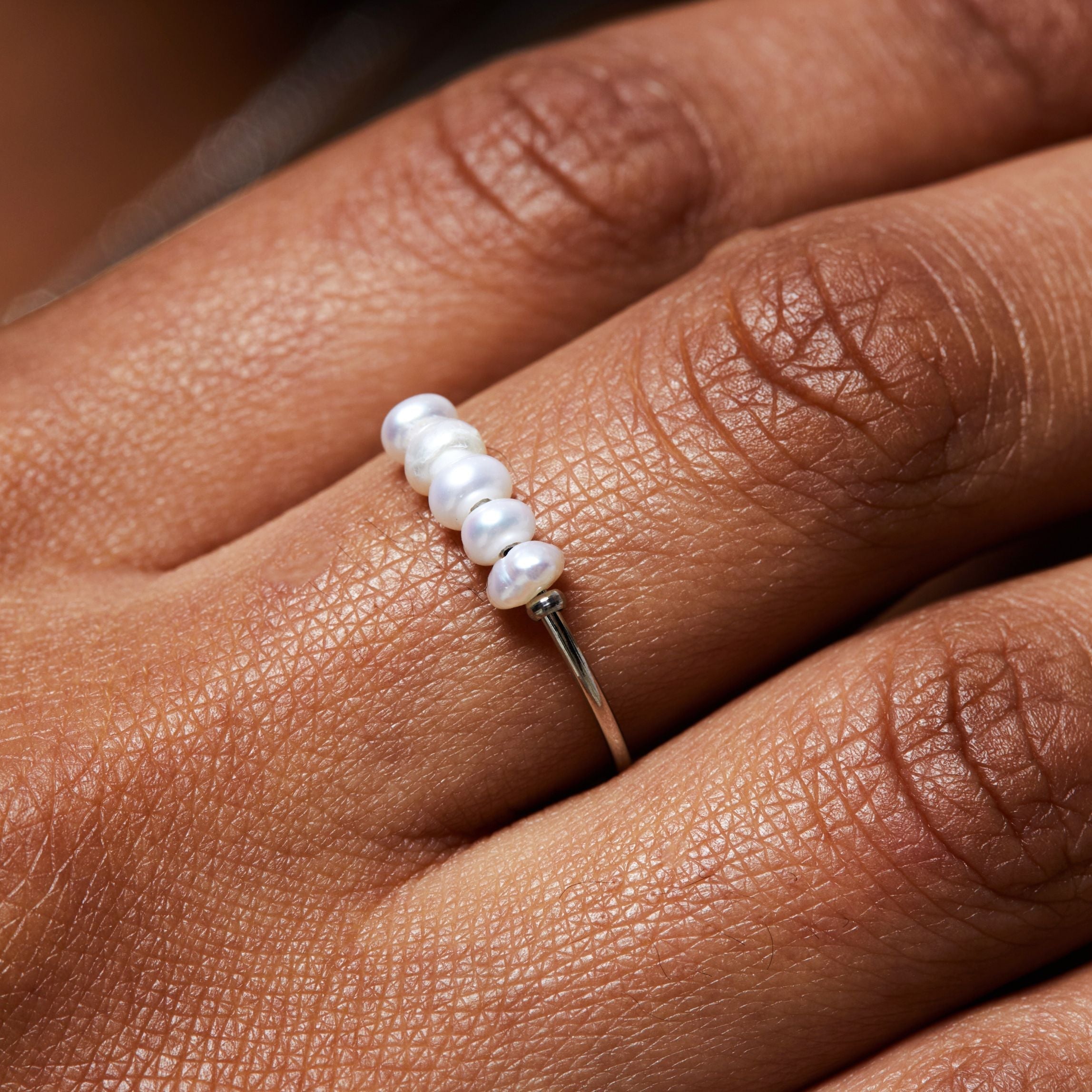 Isolde Mini Pearl Ring - Chic Freshwater Pearls