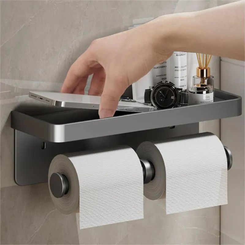 LuxeHold - Multifunctional Toilet Roll Holder