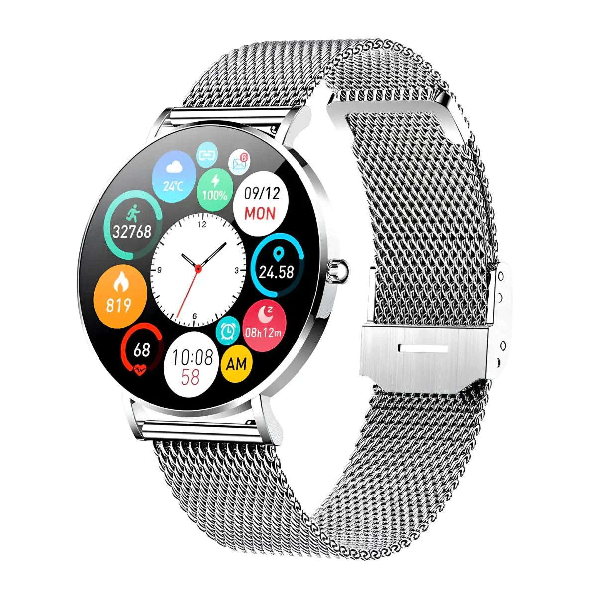 SlimGrace Elite - Ultra-Thin Smartwatch and Personal Health Coach