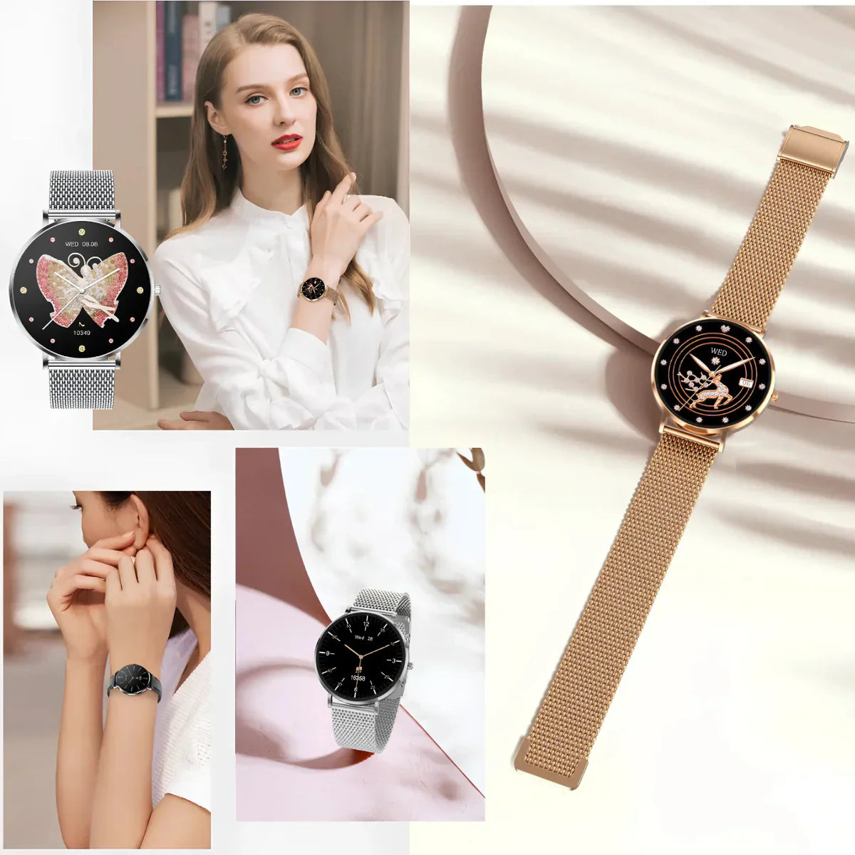 StyleFit Luxe - Ultra-Slim Premium Smartwatch for Women