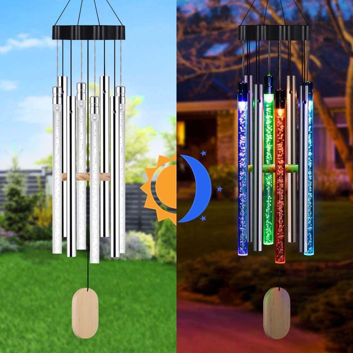 Harmony - Solar Garden Wind Chime with Light