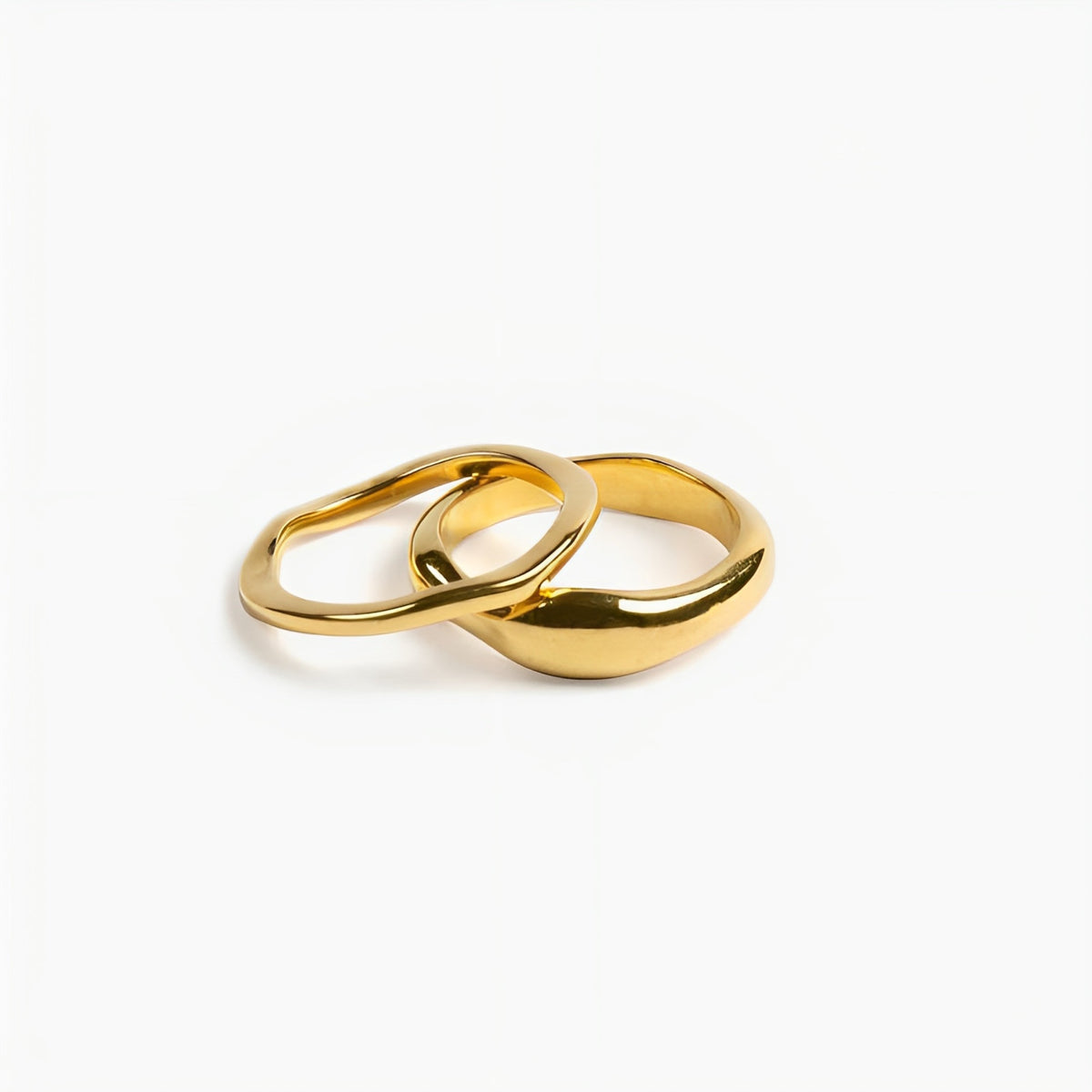 Luna Stackable Ring Set - Elegant Everyday Rings