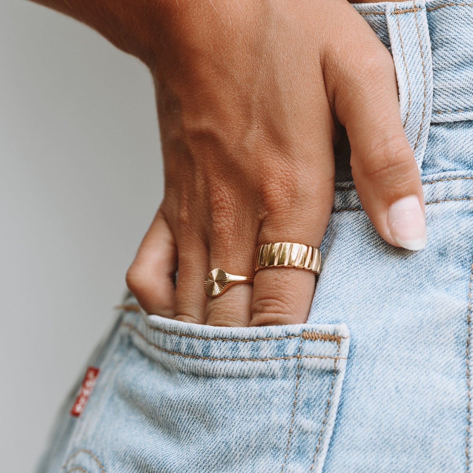Solara - Sunlight Signet Ring for Women