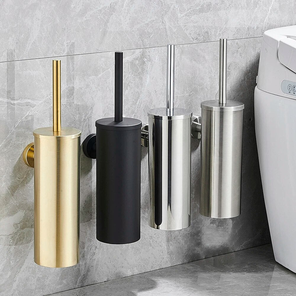 SteelMate Wall Toilet Brush Holder