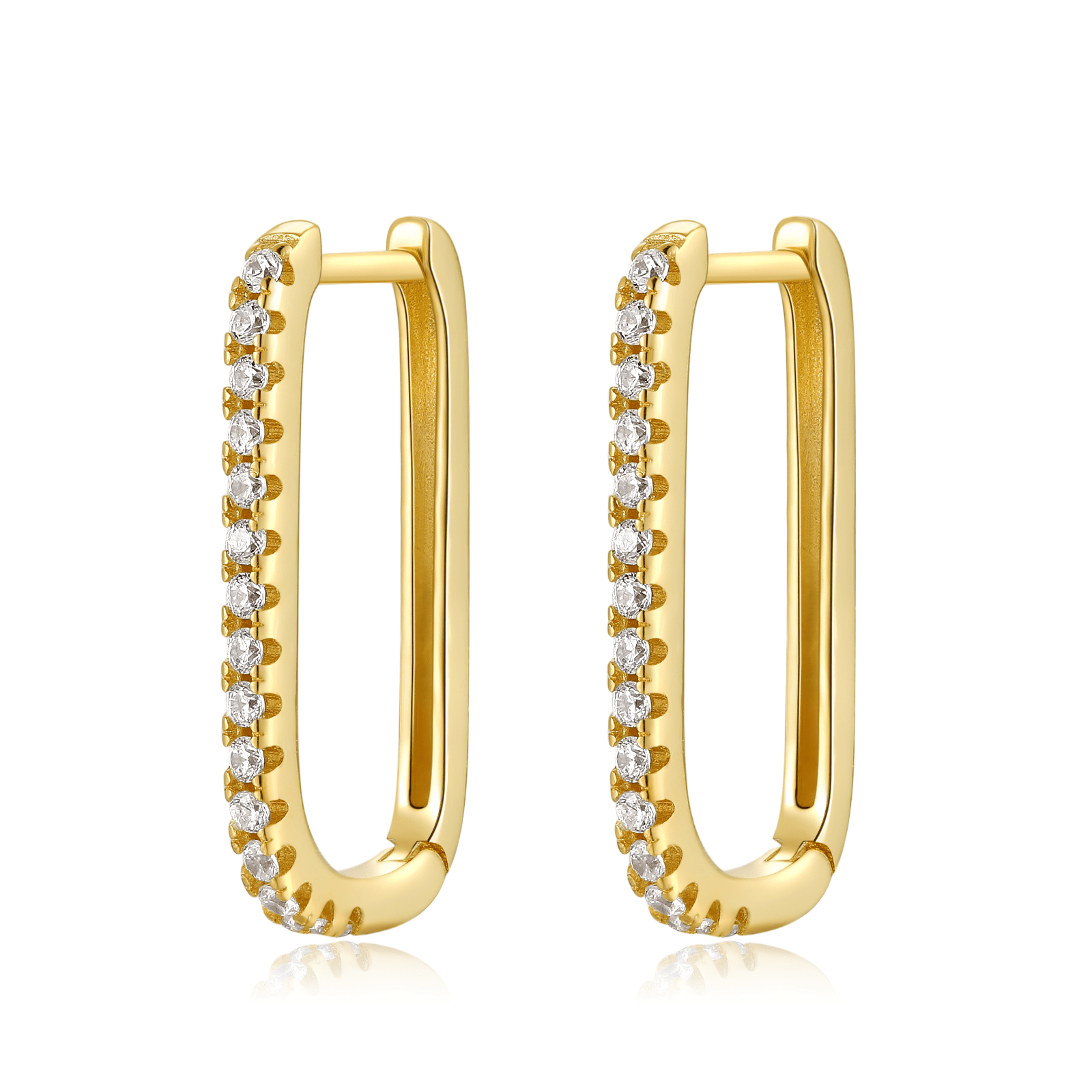 Inez - Vertical Zirconia Earrings for Women