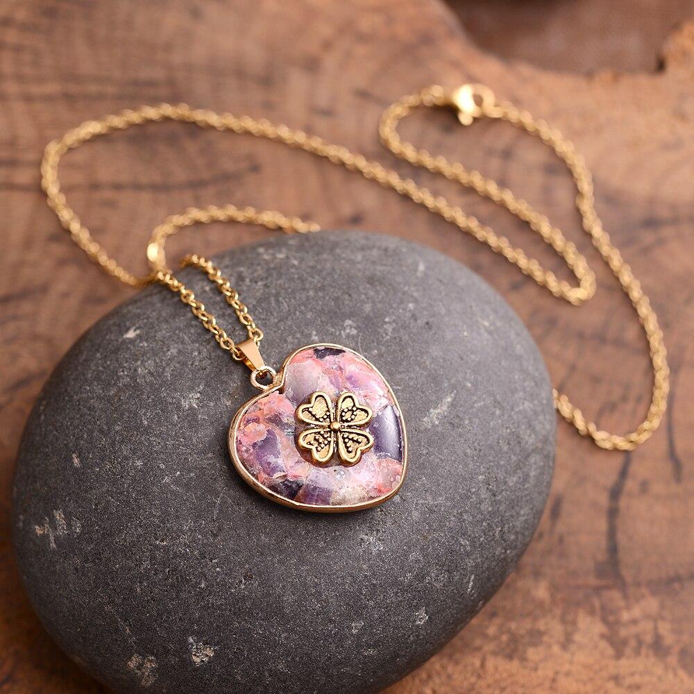 LuckyStone Four-Leaf Clover Necklace