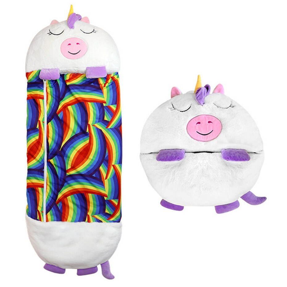 CozyCuddle - 2-in-1 Plush Sleeping Bag and Pillow for Kids