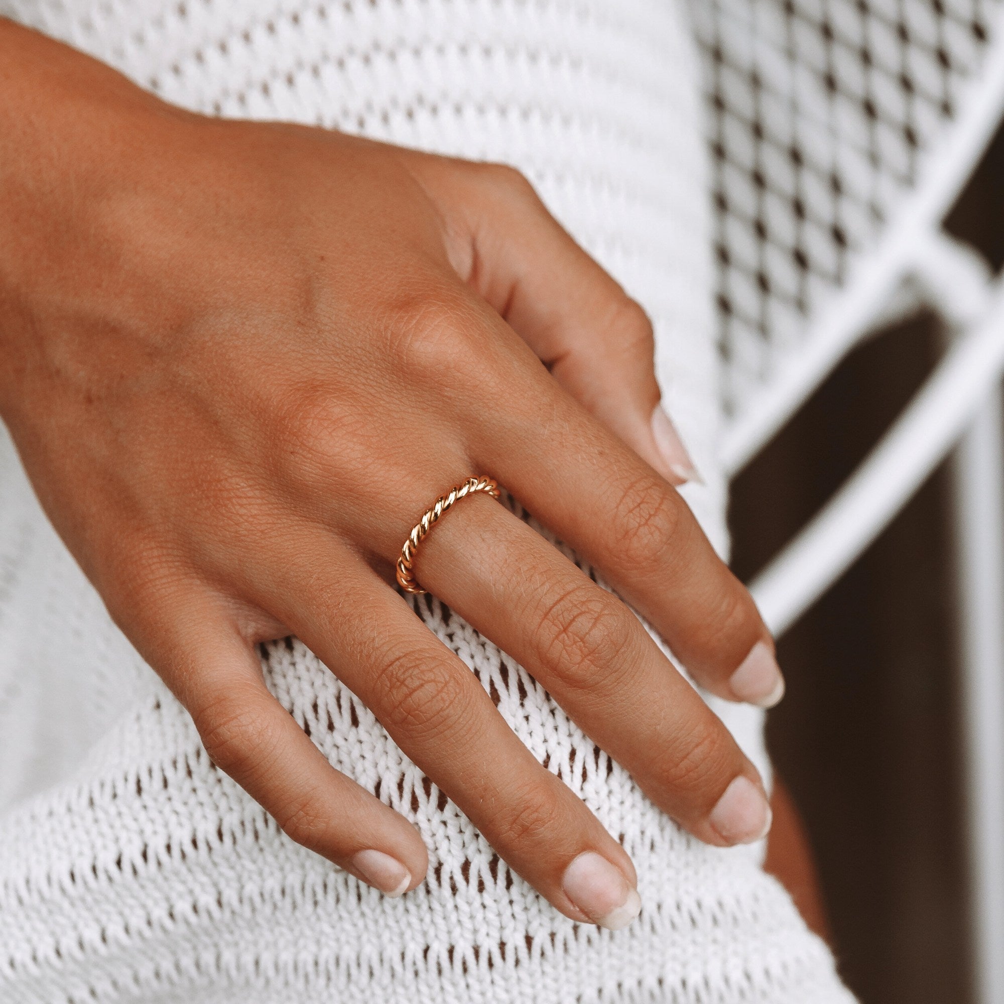 Tessa - Twisted Symbolic Statement Ring for Women