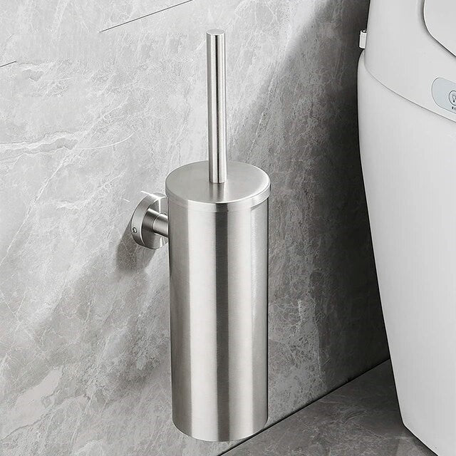 SteelMate Wall Toilet Brush Holder