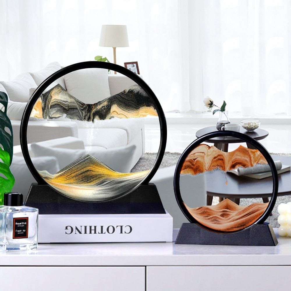 SereniSand - Moving Sand Art Glass Decor