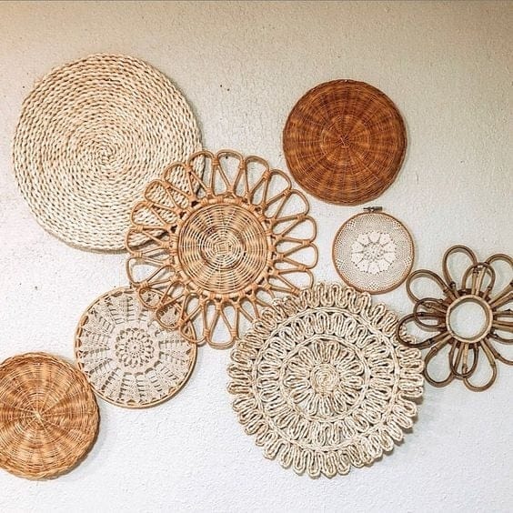 NatureNest - Bohemian Rattan Wall Decor