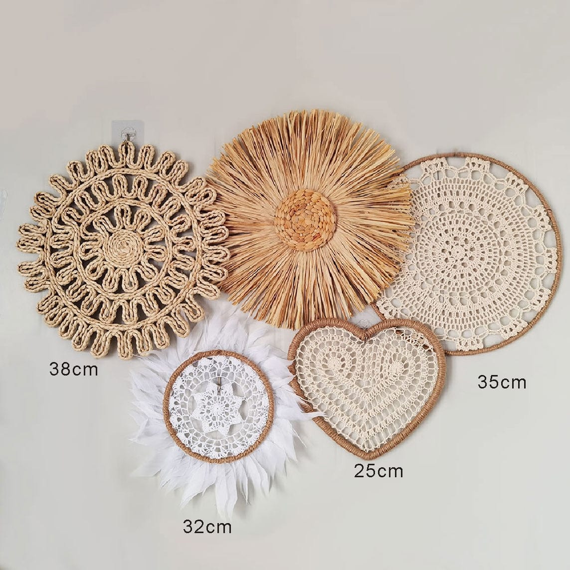 NatureNest - Bohemian Rattan Wall Decor