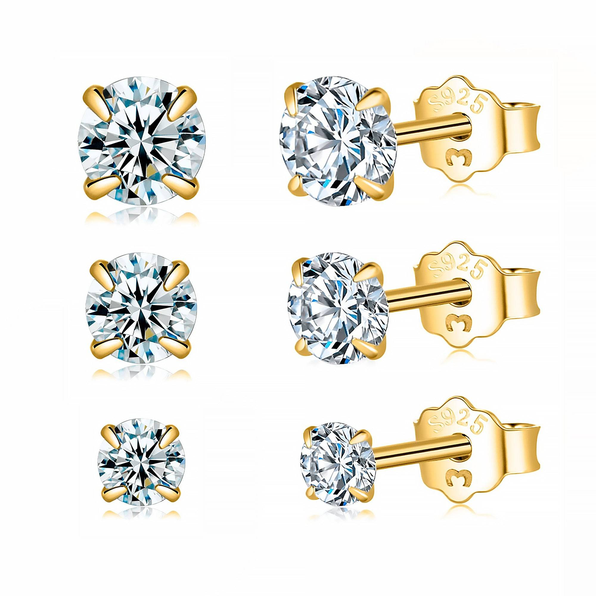 Lynette - Zirconia Stud Earrings for Women