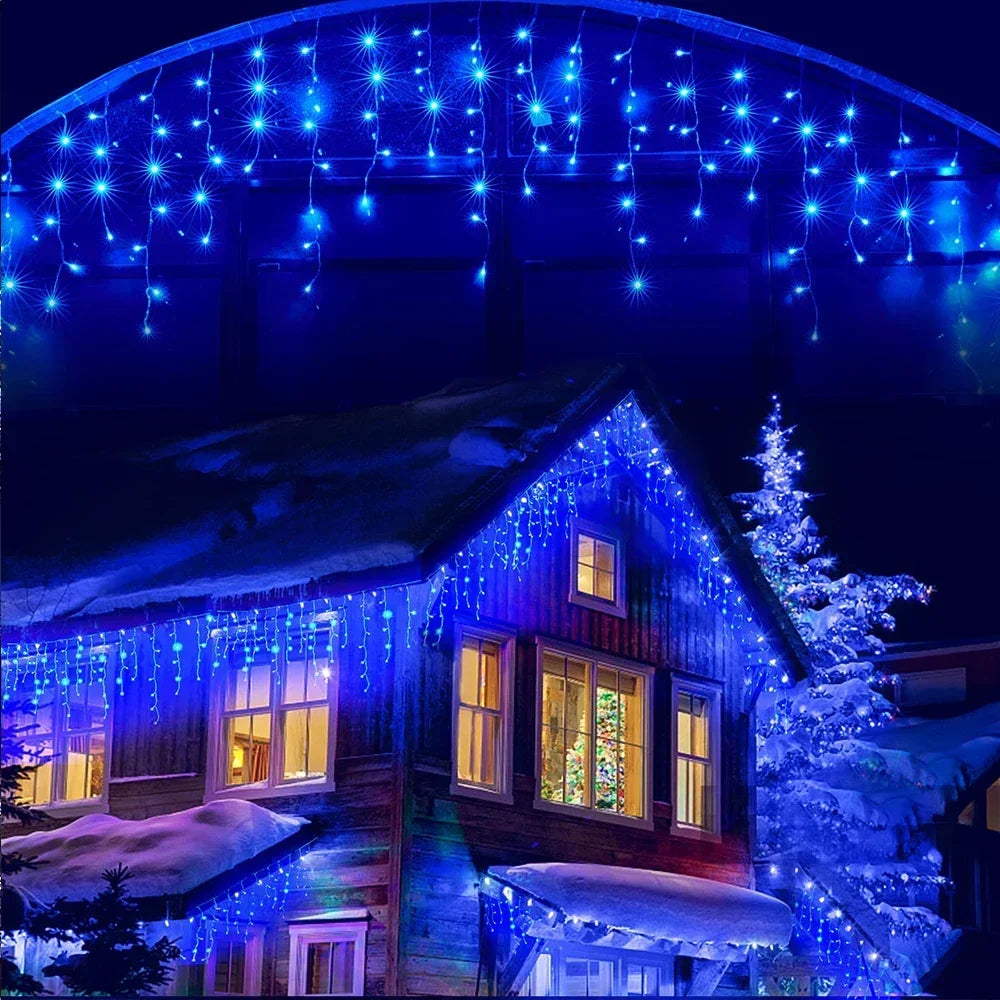 Glimmerfall - Outdoor LED Light Curtain for Festive Decoration
