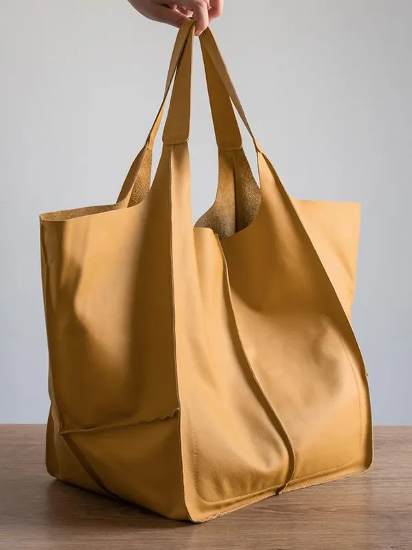 Maxine Tote - PU Leather Beach Bag