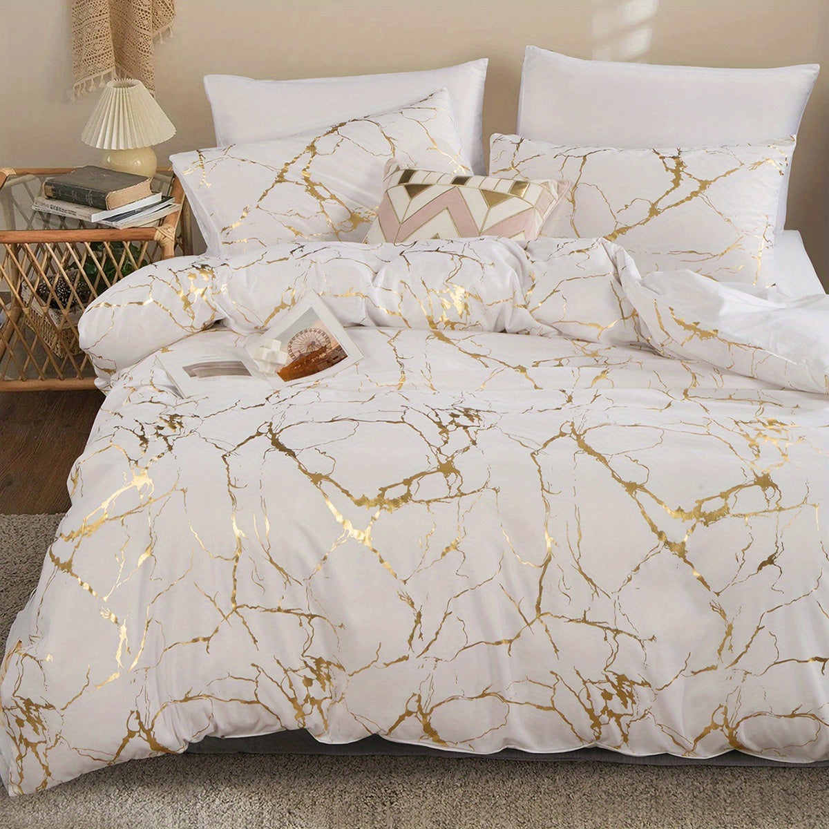 Silky Duvet Cover Set - Elegant & Comfortable