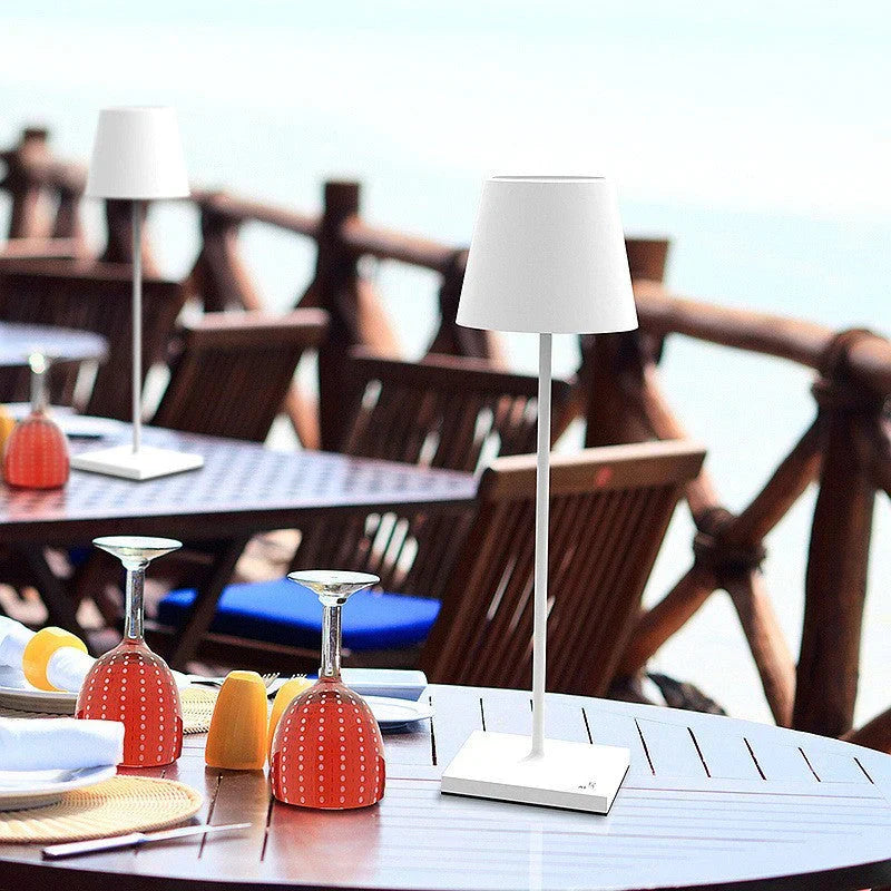 LumiLuxe Table Lamp - Cordless Rechargeable LED Light