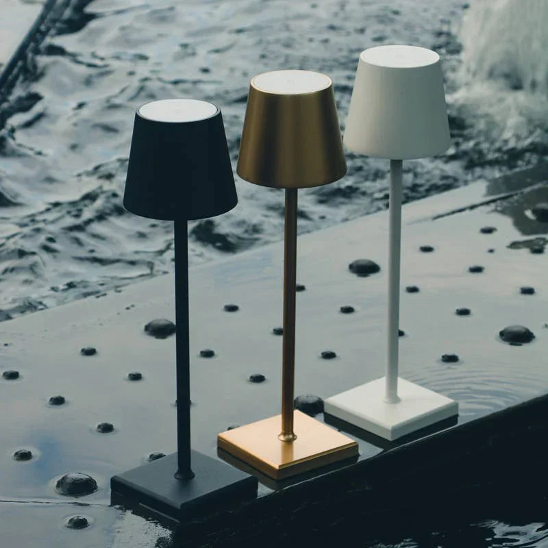 LumiLuxe Table Lamp - Cordless Rechargeable LED Light