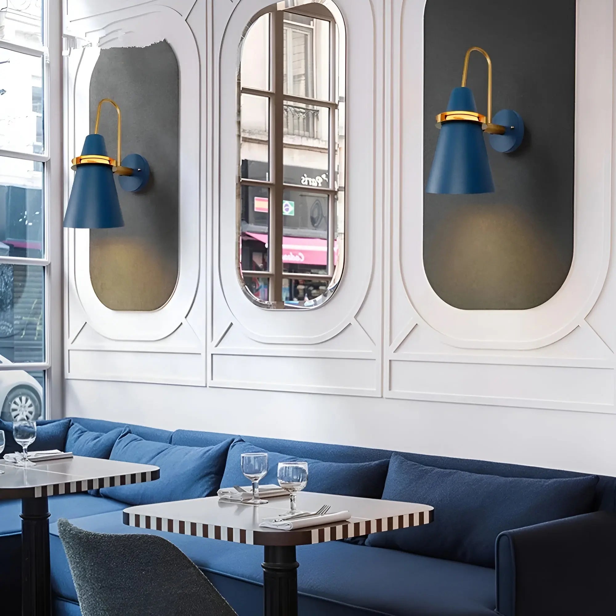 Macaron LED Wall Lamp - Modern Horn Sconce Light