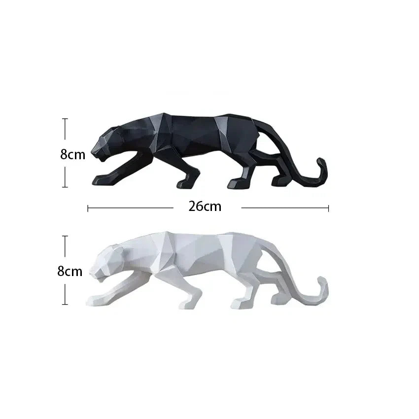 PantherSculpt - Black & White Panther Statues