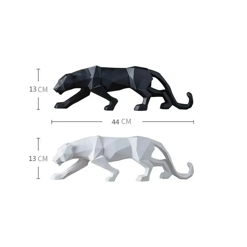 PantherSculpt - Black & White Panther Statues