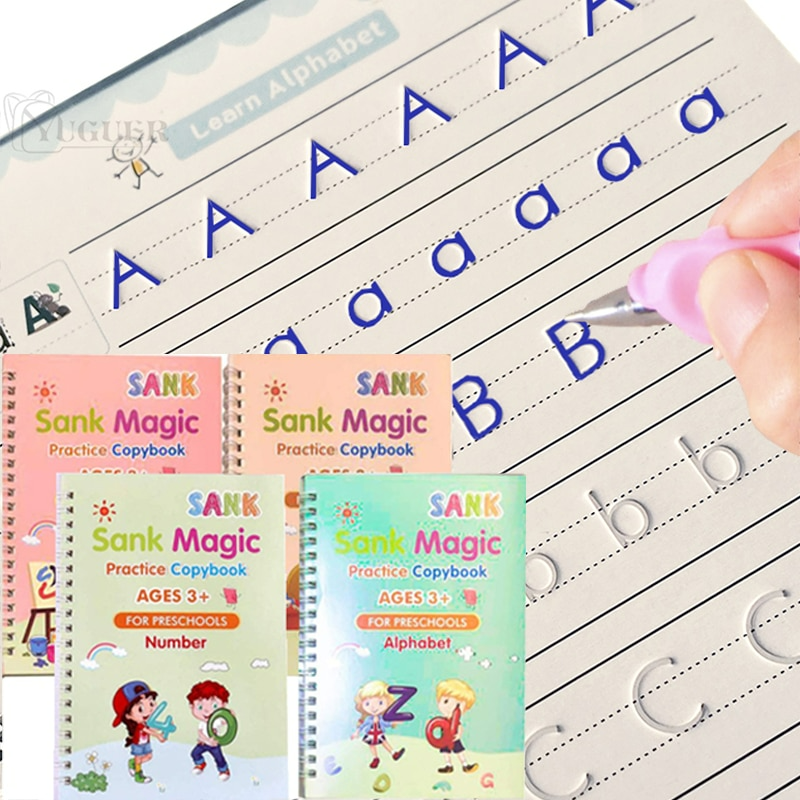 ScribbleJoy Book - Reusable Handwriting Practice Book for Kids