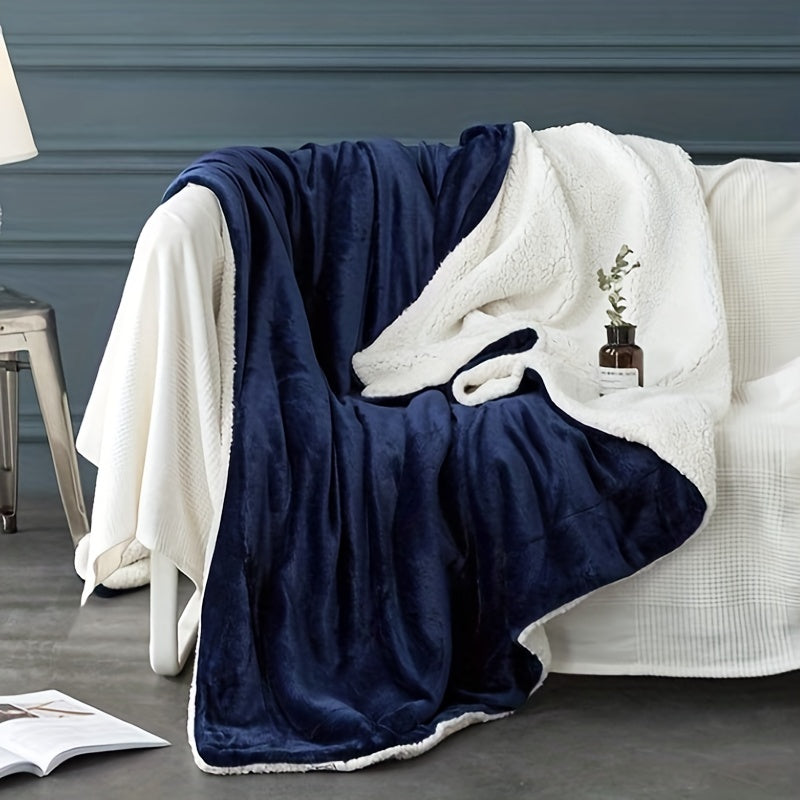 Chic Sherpa Fleece Blanket - Optimal Comfort