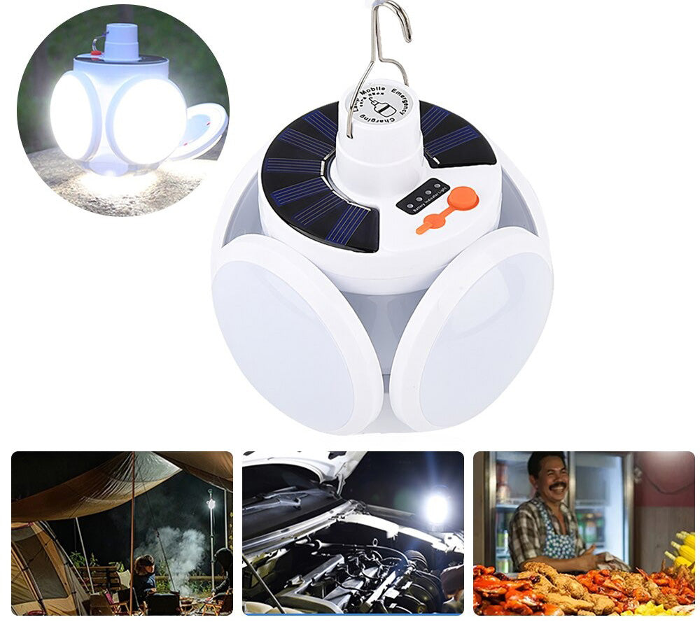 SolarGlow - Portable Solar Camping Lantern